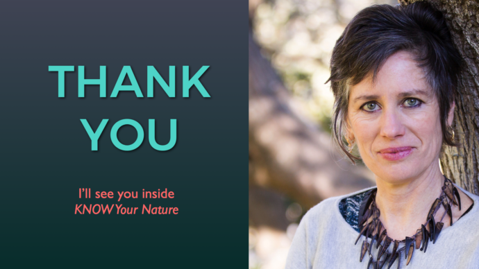 See you Inside KNOW Your Nature ThankYou Page.003